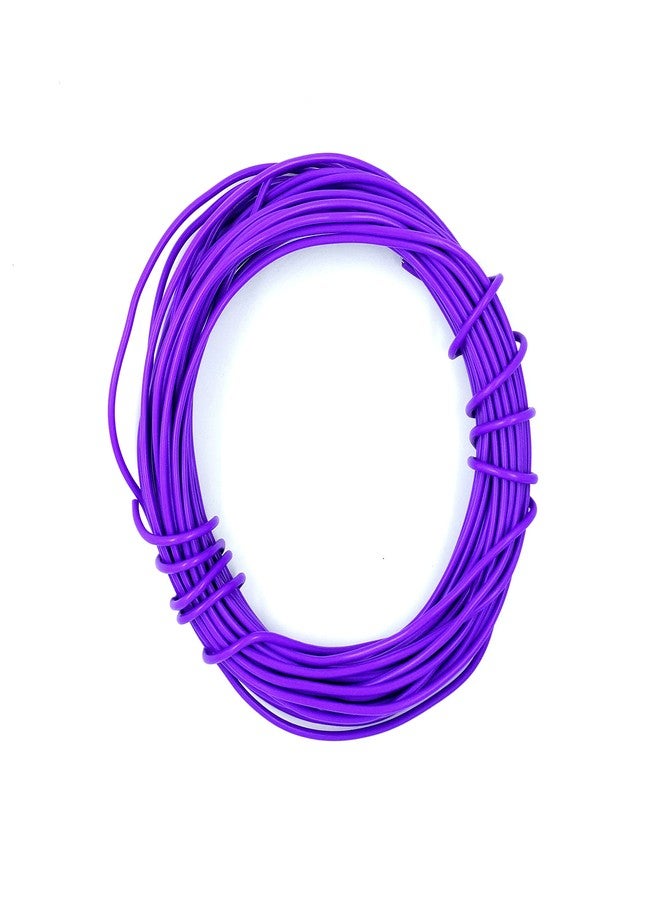 INVENTO 15mtr 20 AWG 0.5 sq.mm 1.5A Tinned Copper PVC Wire Flexible Violet Cable 1.7mm Dia High Temperature for DIY - Image 4